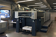LED-UV сушка AMS инсталлирована на офсетную печатную машину Heidelberg CX 102-4-LX