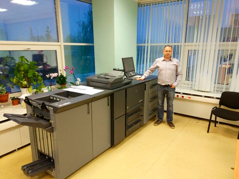 Новая Konica Minolta bizhub PRESS 1052 установлена ГК ТЕРРА ПРИНТ в Воронеже