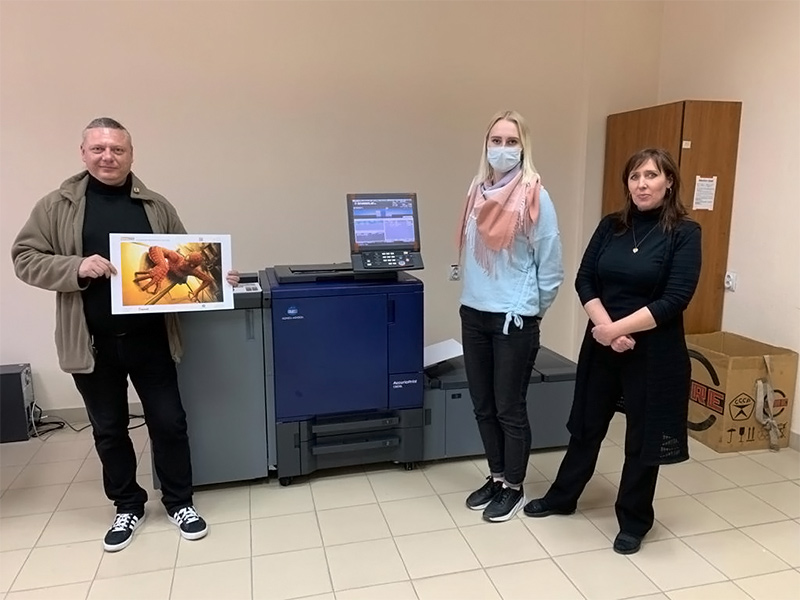 Новая Konica Minolta AccurioPress C3070L инсталлирована ГК ТЕРРА ПРИНТ в Белгороде