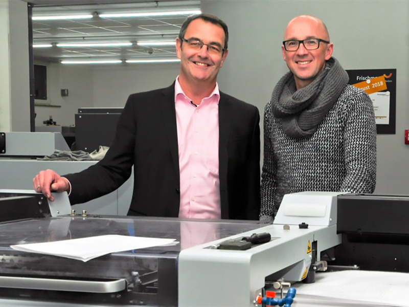 Фальцевальная машина Horizon AFV-566F помогает типографии Frischmann Druckund сохранять клиентов