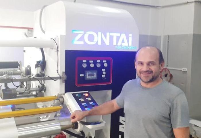 Высокоскоростная бобинорезательная машина Zontai ZTM-D1000 в типографии «Крокус»