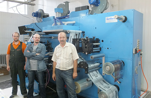 Узкорулонная печатная машина Lombardi установлена ГК ТЕРРА ПРИНТ в Белгороде