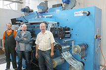 Узкорулонная печатная машина Lombardi установлена ГК ТЕРРА ПРИНТ в Белгороде