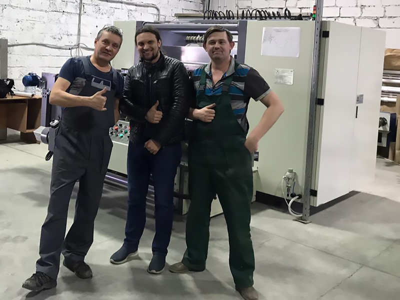 В типографии Селезнева установлен крупный комплекс для производства гибкой упаковки и этикетки