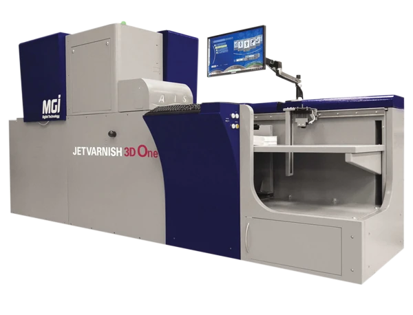 Первая в России цифровая машина MGI JETvarnish 3D ONE в типографии «Сам полиграфист»