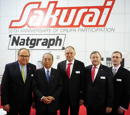 компании sakurai и natgraph на drupa 2016